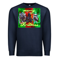 Navy merry christmas gnomies Premium Sweatshirt - CowGirlArtShop