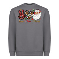 Storm Peace love Christmas Heavyweight Sweatshirt - NancyCooperArtShop