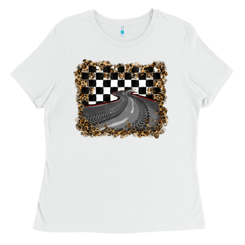 Leopard Racing  Background Ladies Tee by RanaPortraitStore | Teevron