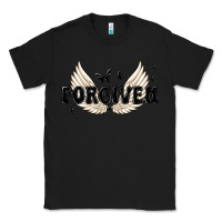 Black forgiven christian angel wings Classic Tee - MaliasSmallBusiness