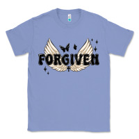 Colony Blue forgiven christian angel wings Classic Tee - MaliasSmallBusiness