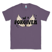 Lavender forgiven christian angel wings Classic Tee - MaliasSmallBusiness