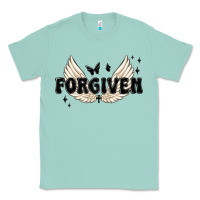 Seafoam forgiven christian angel wings Classic Tee - MaliasSmallBusiness