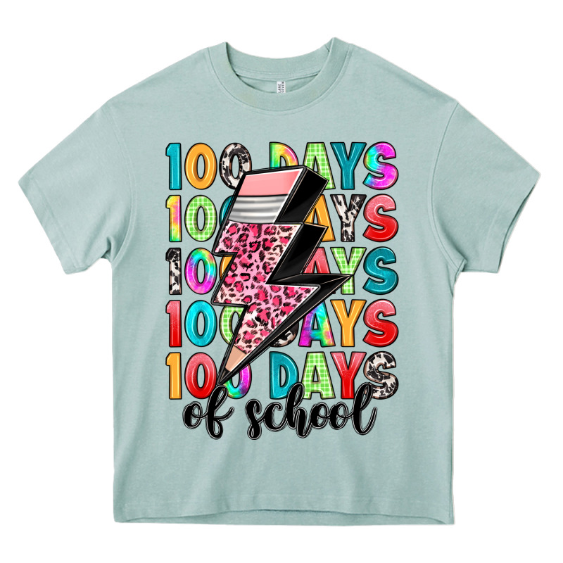 100 Days Of School Heavy Core Tee by Artiststas | Teevron