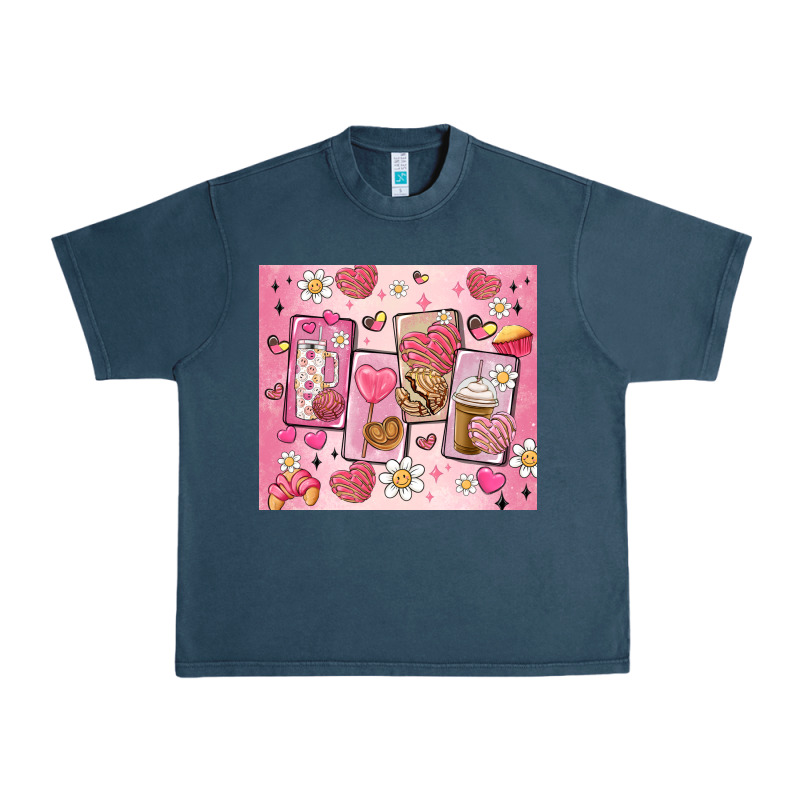 Cafecito Y Chisme Valentine's Day Urban Heavy Tee by MaliasSmallBusiness | Teevron