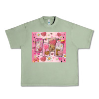 Oil Green cafecito y chisme valentine's day Urban Heavy Tee - MaliasSmallBusiness