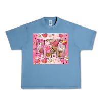 Pebble Blue cafecito y chisme valentine's day Urban Heavy Tee - MaliasSmallBusiness