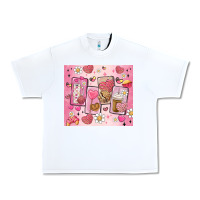 White cafecito y chisme valentine's day Urban Heavy Tee - MaliasSmallBusiness