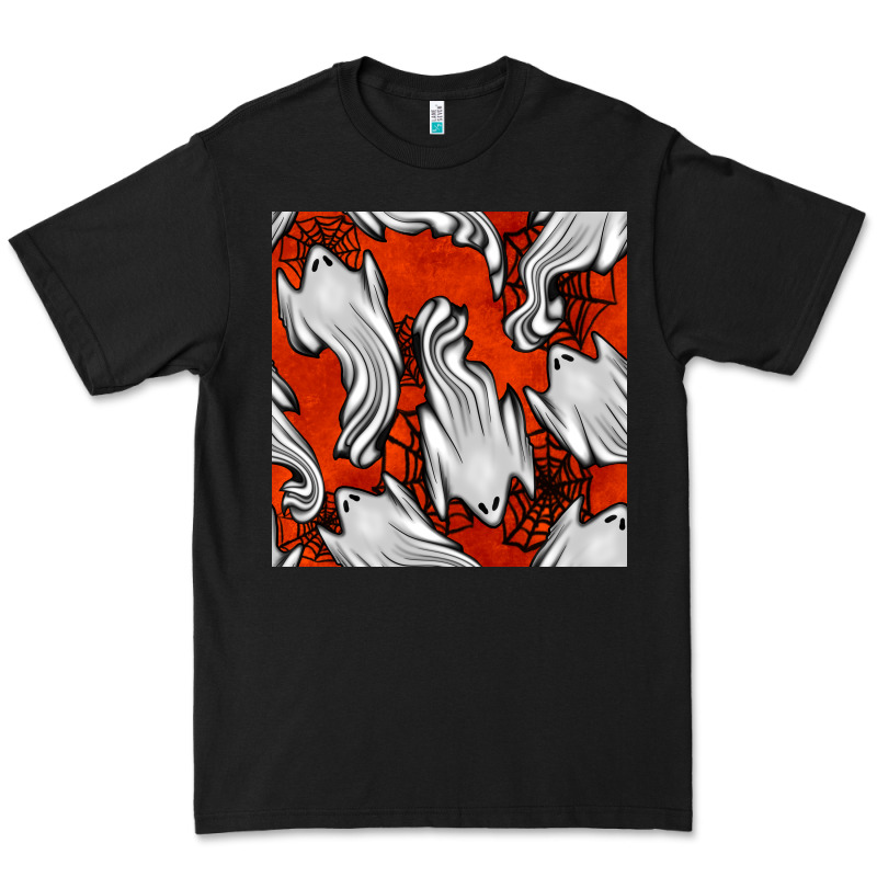Flying Ghosts Seamless Pattern Premium Tee by BundleAndBundleShop | Teevron