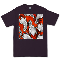 Plum flying ghosts seamless pattern Premium Tee - BundleAndBundleShop