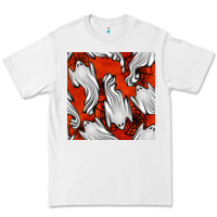 White flying ghosts seamless pattern Premium Tee - BundleAndBundleShop