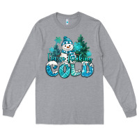 Heather Grey im so freaking cold snowman Long Sleeve Tee - MaliasSmallBusiness