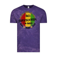 Cloud Purple i am black everyday but today juneteenth Vintage Tee - MaliasSmallBusiness