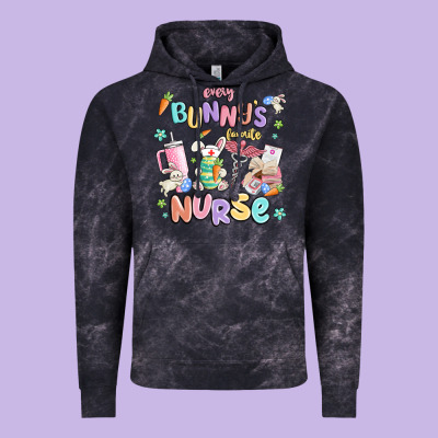 Every Favorite Bunnys Nurse Vintage Hoodie Designed By Maliassmallbusiness