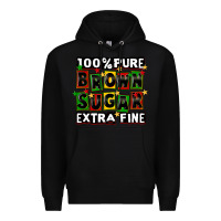 Black 100 pure brown sugar extra fine Premium Hoodie - CowGirlArtShop