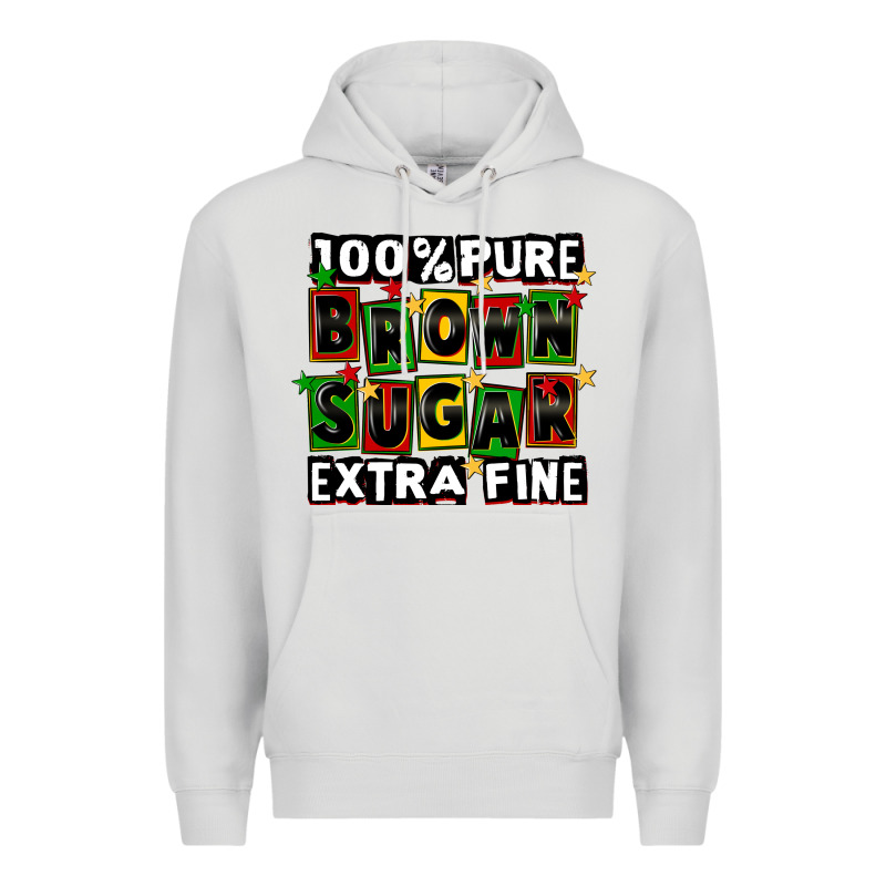 100 Pure Brown Sugar Extra Fine Premium Hoodie by CowGirlArtShop | Teevron