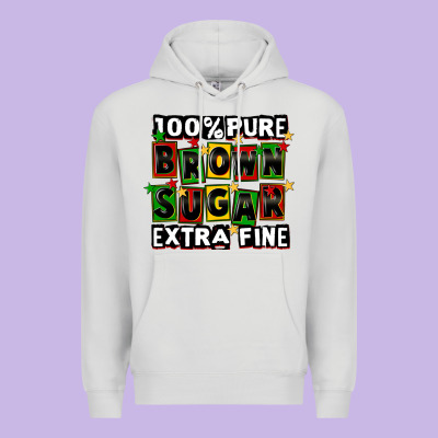 100 Pure Brown Sugar Extra Fine Premium Hoodie Designed By Cowgirlartshop