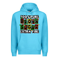 Ocean Blue 100 pure brown sugar extra fine Premium Hoodie - CowGirlArtShop