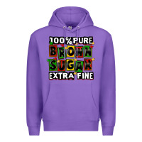 Purple 100 pure brown sugar extra fine Premium Hoodie - CowGirlArtShop