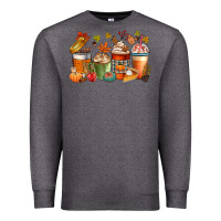 Fall Coffee Cups Premium Sweatshirt | Teevron