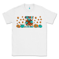 White gobble till you wobble Classic Tee - JahusDesignShop