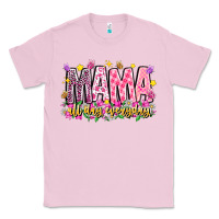 Bubblegum Pink mama all day everyday Classic Tee - CowhideDigitalArt