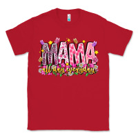 Red mama all day everyday Classic Tee - CowhideDigitalArt