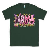 Sports Green mama all day everyday Classic Tee - CowhideDigitalArt