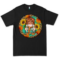 Black fall gnomes round earrings 2 Premium Tee - Artiststas