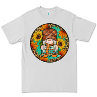 Dove Grey fall gnomes round earrings 2 Premium Tee - Artiststas