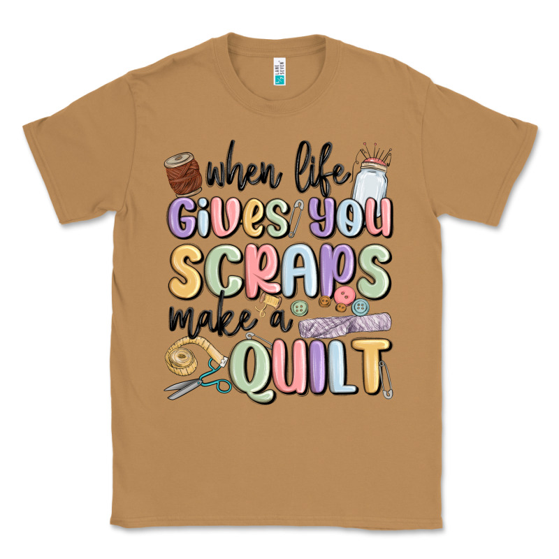 When Life Gives You Scraps Make A Quilt Classic Tee by MaliasSmallBusiness | Teevron