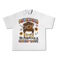 Lunar Rock motherhood the perfect mix of chaos and love Urban Heavy Tee - MaliasSmallBusiness