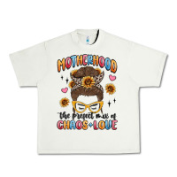 Pistachio motherhood the perfect mix of chaos and love Urban Heavy Tee - MaliasSmallBusiness