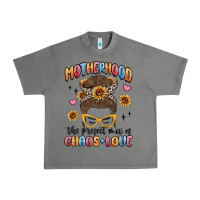 Tornado motherhood the perfect mix of chaos and love Urban Heavy Tee - MaliasSmallBusiness