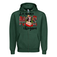 Sports Green la mama mos chingona Zipper Hoodie - texasbilliewilder