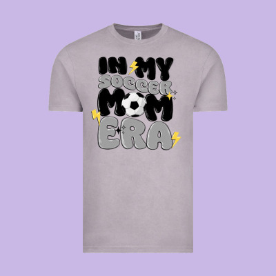 In My Soccer Mom Era Vintage Tee Designed By Maliassmallbusiness
