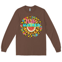 Chestnut hello summer Long Sleeve Tee - JahusDesignShop