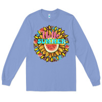 Colony Blue hello summer Long Sleeve Tee - JahusDesignShop