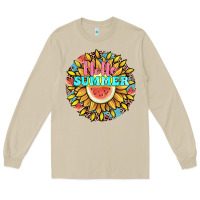 Mushroom hello summer Long Sleeve Tee - JahusDesignShop