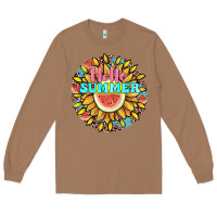 Toasted Coconut hello summer Long Sleeve Tee - JahusDesignShop
