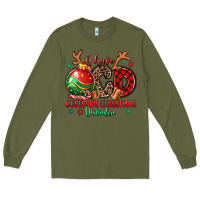 Army Green i have ocd obsessive christmas disorder Long Sleeve Tee - MaliasSmallBusiness