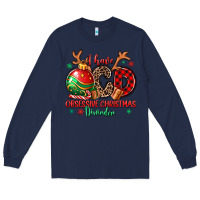 Navy i have ocd obsessive christmas disorder Long Sleeve Tee - MaliasSmallBusiness