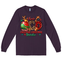 Plum i have ocd obsessive christmas disorder Long Sleeve Tee - MaliasSmallBusiness