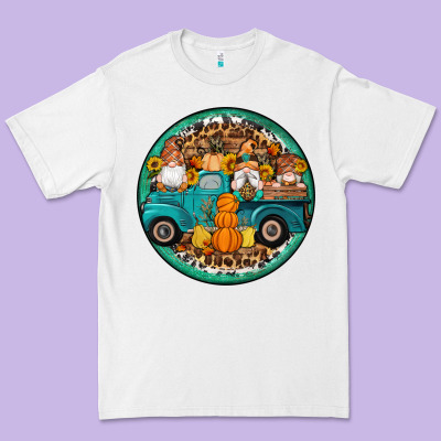 Fall Gnomes Round Earrings 3 Premium Tee Designed By Artiststas