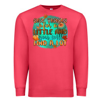 Cardinal give thanks for a little and you will find a lot Premium Sweatshirt - CowGirlArtShop