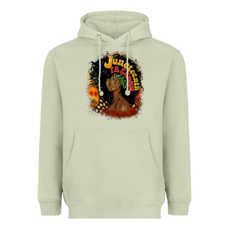 Juneteenth Freedom 1865 Heavyweight Hoodie by CowGirlArtShop | Teevron