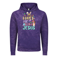 Cloud Purple no bunny loves me like jesus Vintage Hoodie - MaliasSmallBusiness