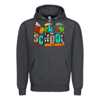 Smoke back to school Zipper Hoodie - NancyCooperArtShop
