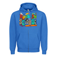 True Royal back to school Zipper Hoodie - NancyCooperArtShop