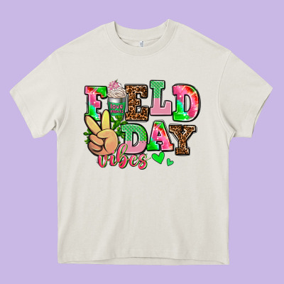 Field Day Vibes Heavy Core Tee Designed By Adodesignshop